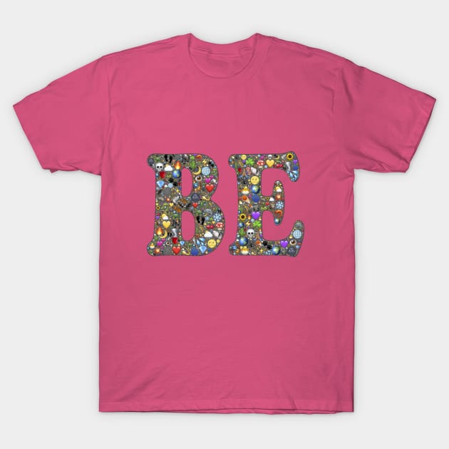 BE filled with magical emojis T-Shirt by johnhain